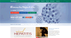 Desktop Screenshot of hepatitissa.asn.au