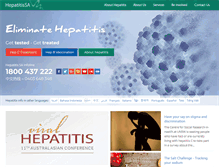 Tablet Screenshot of hepatitissa.asn.au
